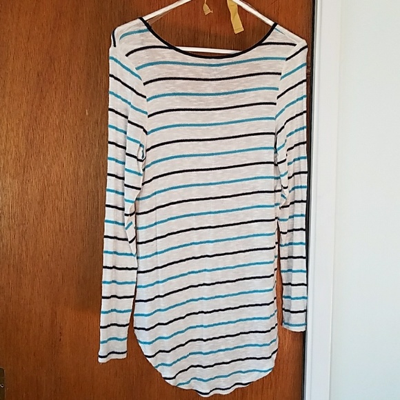 Bobeau light weight striped top - Picture 4 of 5